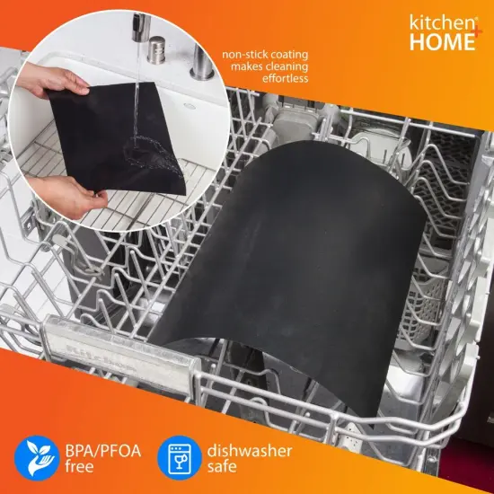 Toaster Oven Liner Nonstick Heavy Duty Teflon Reusable {2}