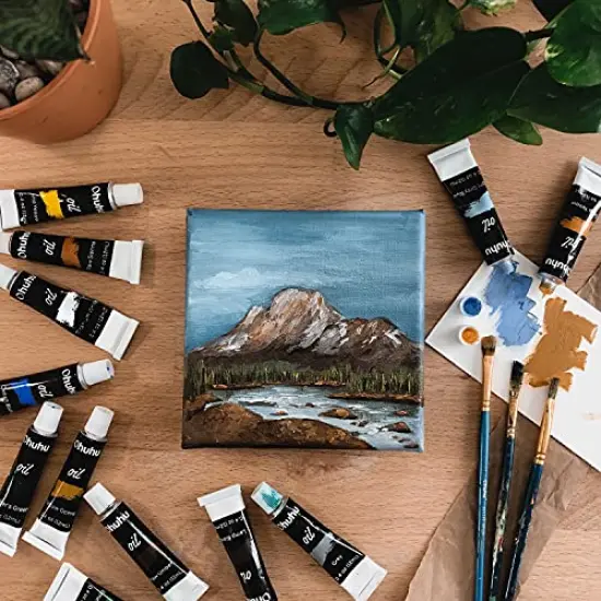 Oil Paint Set, 24 Oil-Based Colors, 12ml/0.42oz x 24 Tubes Non-Toxic Oil Painting Set Supplies for Canvas Painting Artist Kids Beginners Adults Classroom Great Art Supplies Gifts Ideal {2}