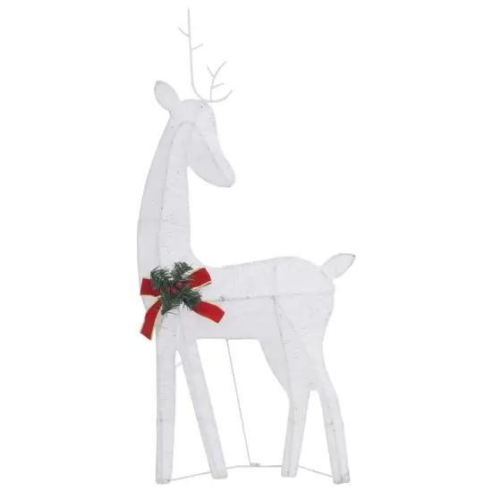 6 pcs Christmas Reindeers with White Mesh {5}