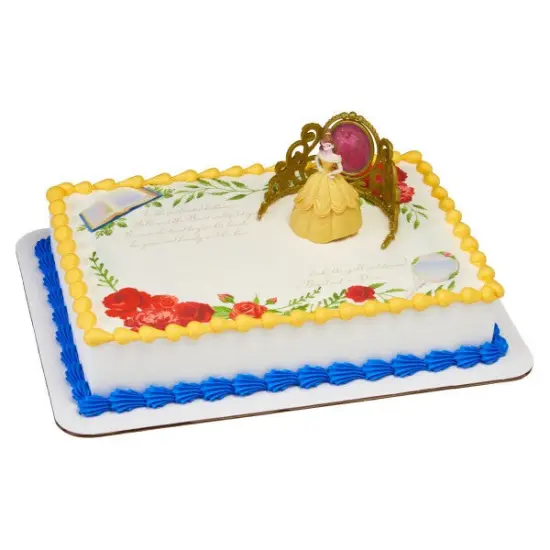 Princess Belle Beautiful as a Rose DecoSet&reg; Cake Decoration {1}