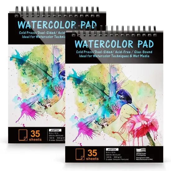Watercolor Sketch Pad for Wet Drawing and Painting {1}