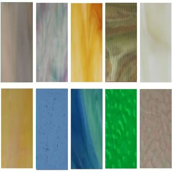 Wissmach Stained Glass Variety Pack (10 Sheet) {3}