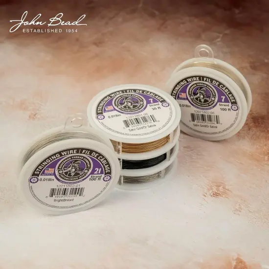 Gudebrod 0.015" 7-Strand Stainless Steel Jewelry Wire | Made in USA {5}