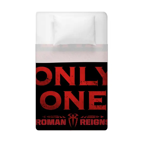 Sleep Squad WWE Roman Reigns 60&rdquo; x 80&rdquo; Raschel Plush Blanket - The Only One {4}