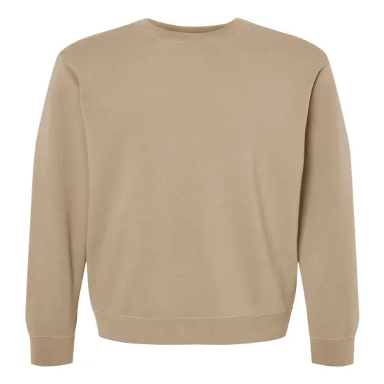 Independent Trading Co&reg; Midweight Pigment Dyed Crewneck Sweatshirt Pigment sandstone {1}