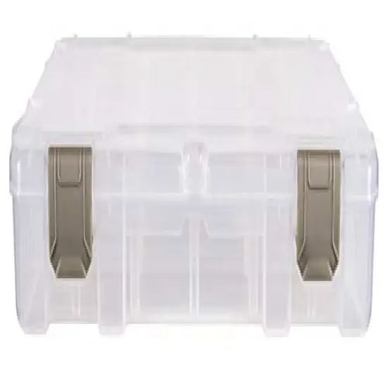 ArtBin 6840JN Floss Finder Box, Sewing & Embroidery Organizer, [1] Plastic Storage Case, Clear {2}