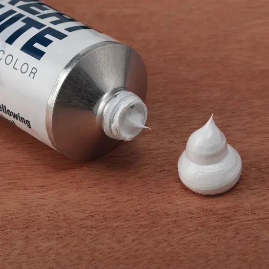 Great White Artist Oil Color - 150mL Tube, Heavy Body, Opaque, Professional, Non-Yellowing, Archival White Oil Paint {6}