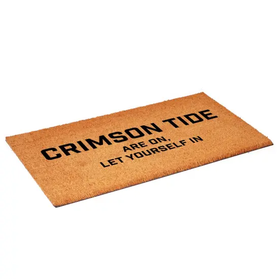 Crimson Tide are on, Let yourself in Doormat {4}