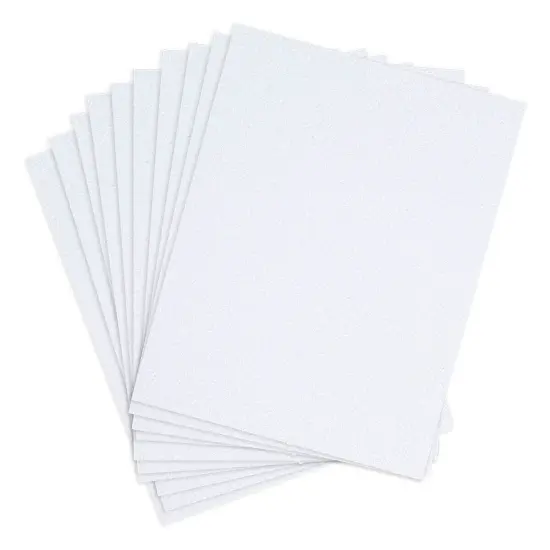 Spellbinders Pop-Up Die Cutting Glitter Foam Sheets-White {2}