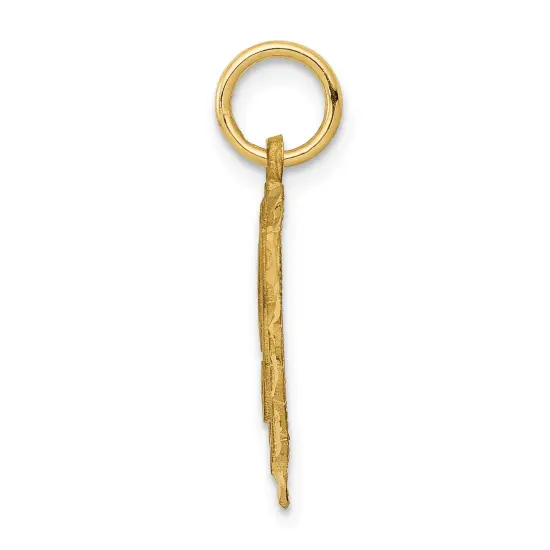 14K Gold Initial R Charm Jewelry FindingKing 23mm23mm x 15mm {2}