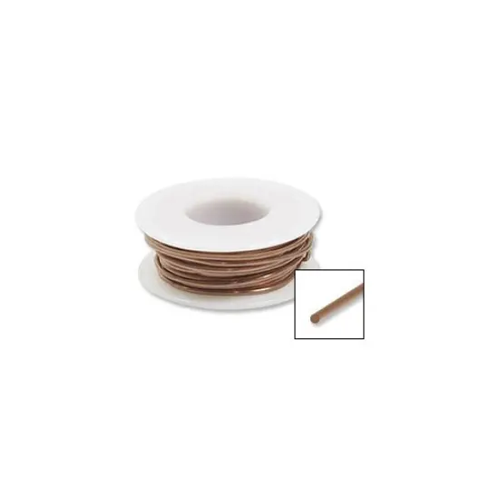 JewelrySupply Copper Dead Soft Wire Round 22 Gauge (20 Foot) {3}