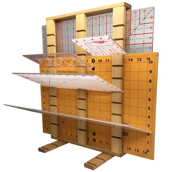 Wooden Ruler Rack {1}