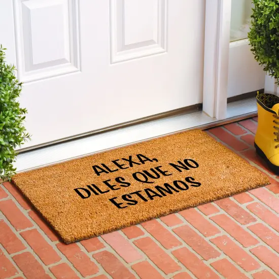 Alexa, diles que no estamos Doormat {5}