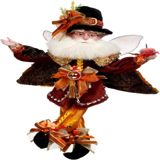 Mark Roberts Mark Roberts Happy Thanksgiving Fairy, Small - 10" Brown {1}
