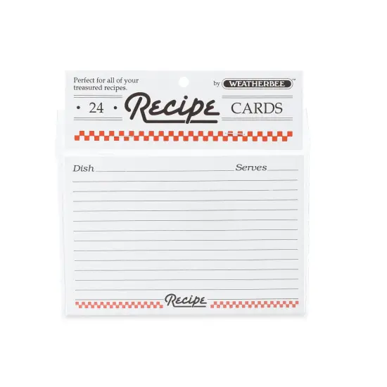Weatherbee Recipe Cards / 4 X 6 INCHES {1}