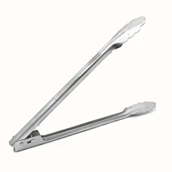 12 Inch Stainless Steel Locking Tongs {1}