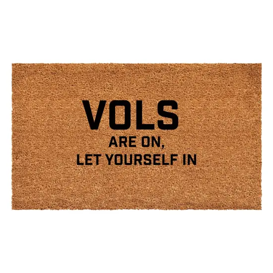 Vols are on let yourself in Doormat {3}