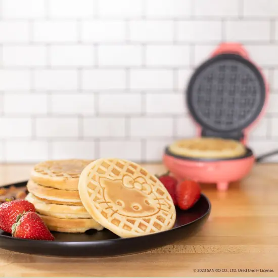 Uncanny Brands Hello Kitty Mini Waffle Maker {5}