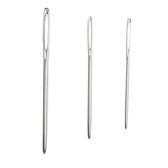 Large-Eye Blunt Needles, Stainless Steel Yarn Knitting Needles, Sewing Needles, Crafting Knitting Weaving Stringing Needles,Perfect for Finishing Off Crochet Projects (9 Pieces) {4}