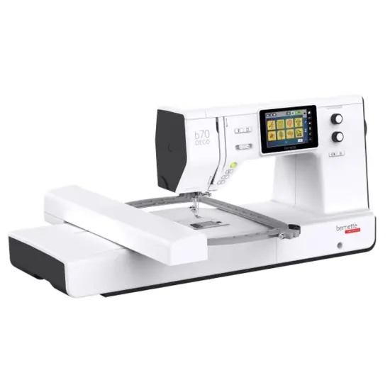 Bernette B70 10" x 6" Embroidery Machine Bundle with 3 Embroidery Hoops {2}