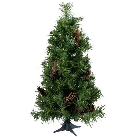 Northlight Full Dakota Pine Artificial Christmas Tree - 2' - Unlit Green {1}