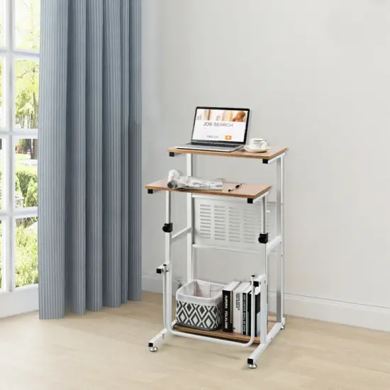 Height Adjustable Stand Up Desk Computer Workstation {5}