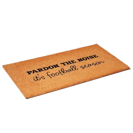 Pardon the Noise It's Football Season Doormat {4}