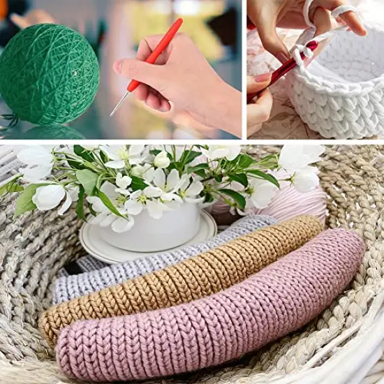 85-Piece Crochet Hooks Set, Crochet Hook Kit with Storage Case, Ergonomic Knitting Needles Weave Yarn Kits DIY Hand Knitting Craft Art Tool for Beginners and Experienced Crochet Lovers {4}