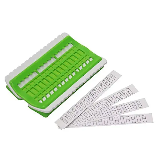 Floss Organizer Embroidery Kit Cross Stitch Tool, 30 Positions Thread Organizers, Plastic & Foam, Green {6}