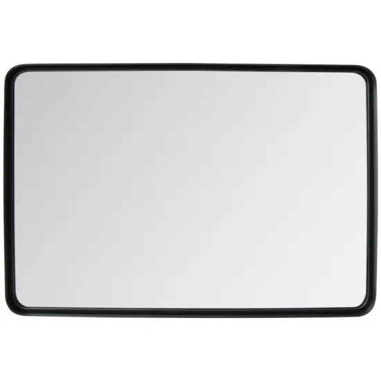 Rectangular Wall Mount Multi-Layer Bathroom Vanity Mirror with Steel Frame Suitable for Any Room {3}