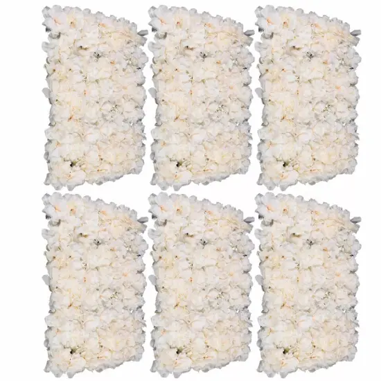 Artificial Fake Flower Hydrangea Wall Panel Banquet Wedding Backdrop Wall {3}