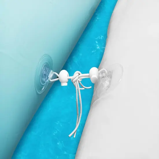 Swimline Cloud Oxford Fabric Inflatable Swimming Pool Chaise Lounger - 52" - Blue {5}