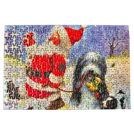 TDC Games World's Smallest Holiday Puzzles - Santa's Best Friend, 6 in. {4}