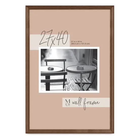 MCS Classic Edge Frame - 27" x 40" Walnut {1}