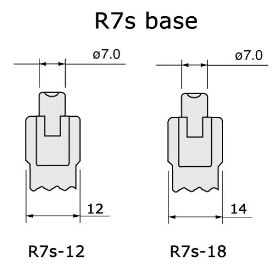FCM bulb OSRAM 1000w 120v R7s Double Ended Halogen Light Bulb {6}