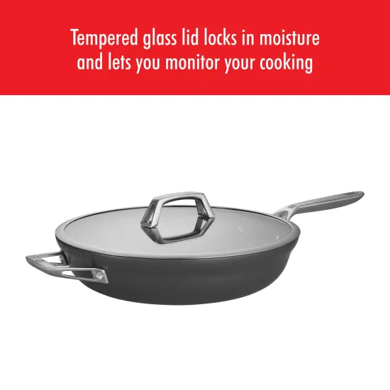 ZWILLING Motion Hard Anodized 5-qt Aluminum Nonstick Deep Fryer {7}