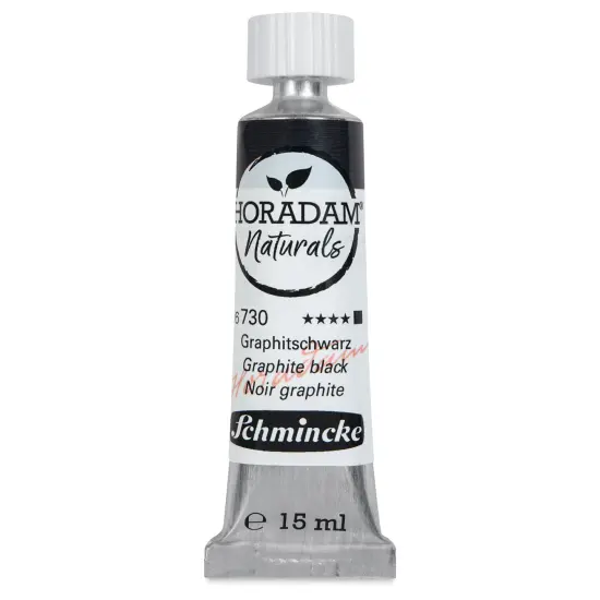Schmincke Horadam Naturals Watercolor - Graphite Black, 15 ml Tube {1}