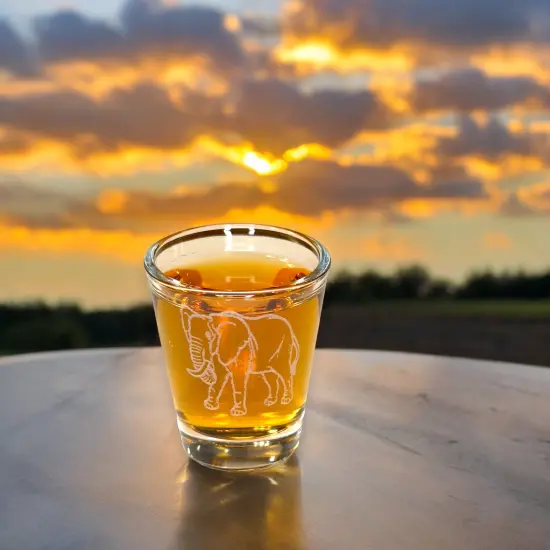 2oz Elephant Shot Glass {5}