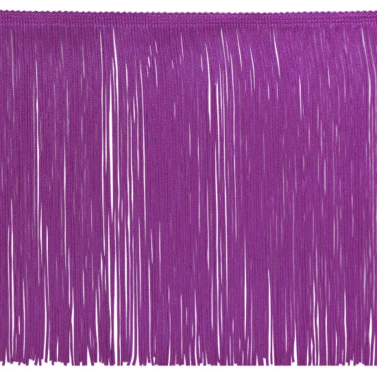 12" Chainette Fringe Trim, Polyester, Decorative, Versatile for Costumes Purple {1}