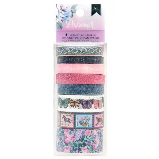 American Crafts Dreamer Washi Tape-8 Pieces {1}