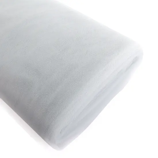 54" Tulle Fabric Bolt Grey {2}