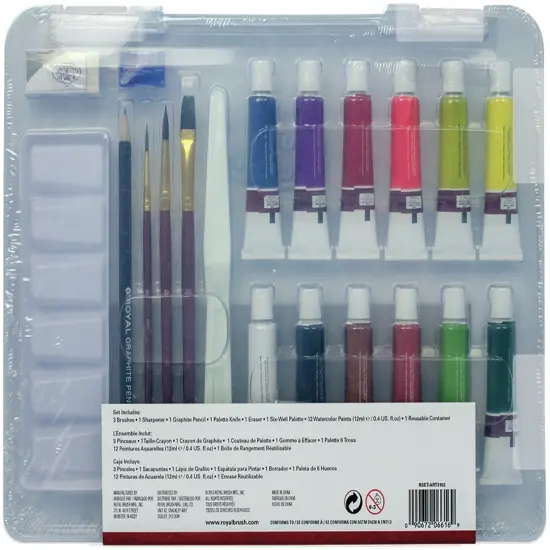 Royal & Langnickel(R) essentials(TM) Clear View Art Set-Watercolor Painting {4}