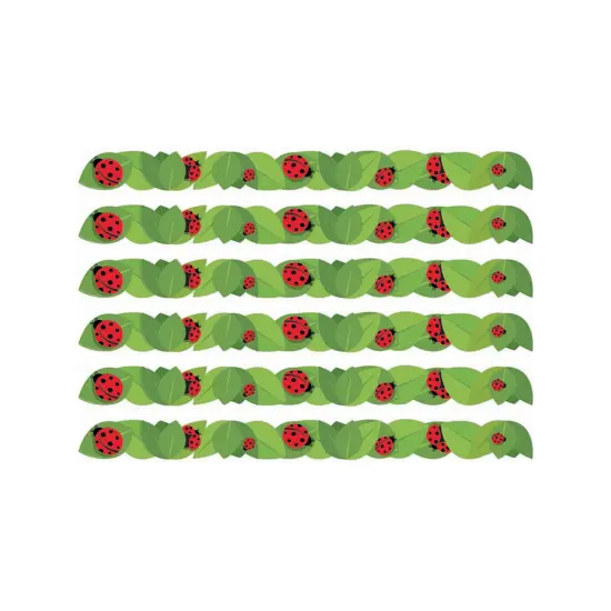Ladybugs Extra Wide Deco Trim&reg;, 37 Feet Per Pack, 6 Packs {1}