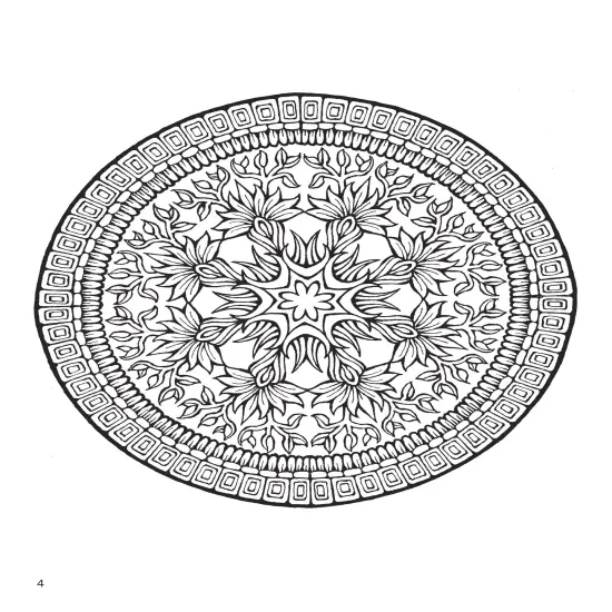 Mystical Mandala Coloring Book-Softcover {4}