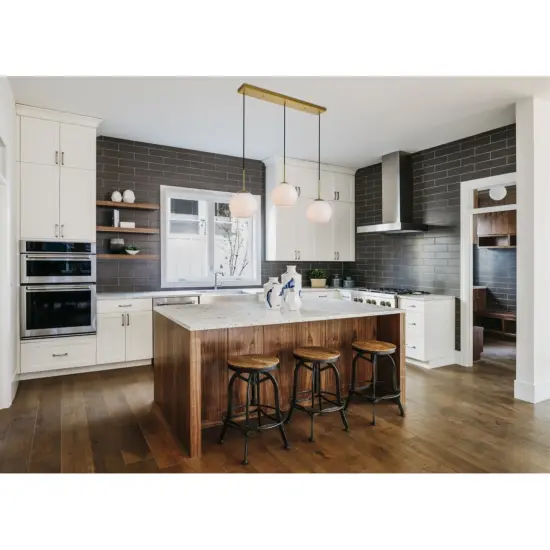 Baxter 3 Lights Brass Pendant With Frosted White Glass {2}