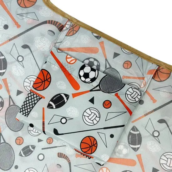 Wrapables Medium Foldable Tote Nylon Reusable Grocery Bag (Set of 2), Sporty {5}