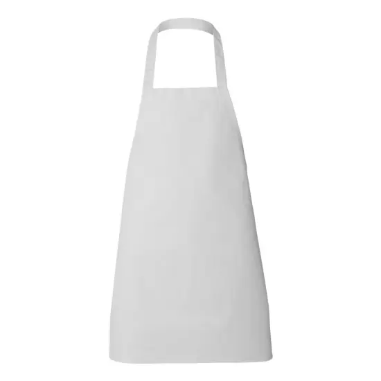 Q-Tees&reg; Butcher Apron White {1}