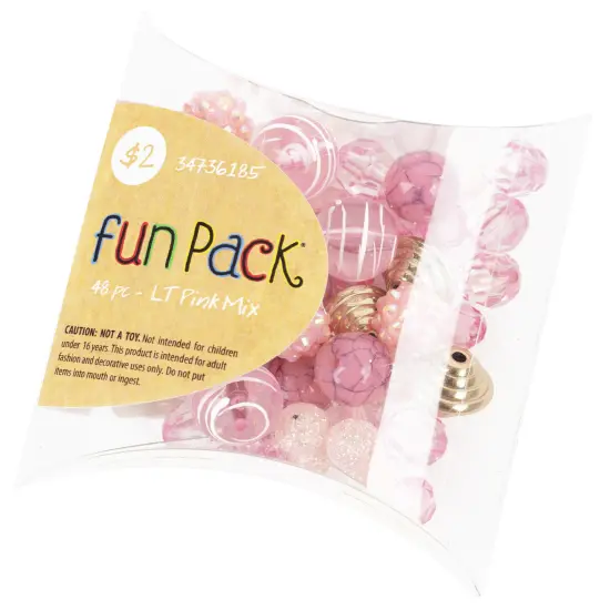 CousinDIY Fun Pack Bead Mix-Light Pink Mix {3}
