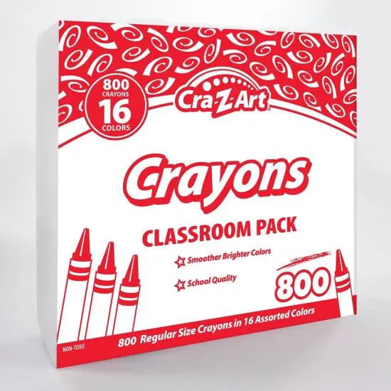Crayon Classroom Pack, 16 Color, Box of 800 {2}