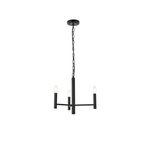 Carmella 3 lights pendant in black {1}